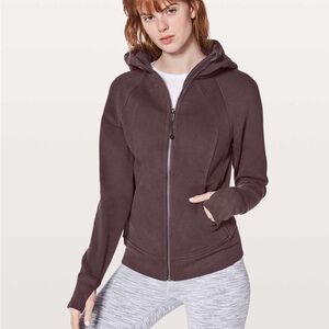 Lululemon Scuba purple cotton fleece Zip-Up Hoodie 4